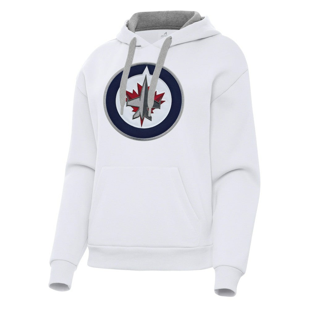 Winnipeg Jets - Antigua Women's Victory Pullover Hoodie White