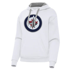 Winnipeg Jets - Antigua Women's Victory Pullover Hoodie White
