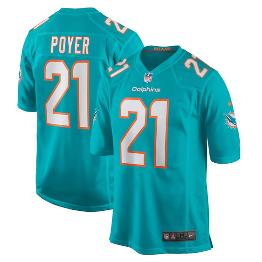 Jordan Poyer Miami Dolphins Game Jersey - Aqua | NFL Jerseys
