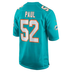 Patrick Paul Miami Dolphins Game Jersey Aqua - Nike