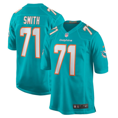Kion Smith Miami Dolphins Game Jersey - Aqua | NFL Jerseys