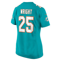 Jaylen Wright Miami Dolphins Women's Game Jersey Aqua - Nike