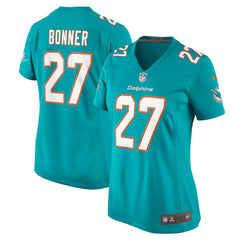 Ethan Bonner Miami Dolphins Women's Game Jersey Aqua - Nike