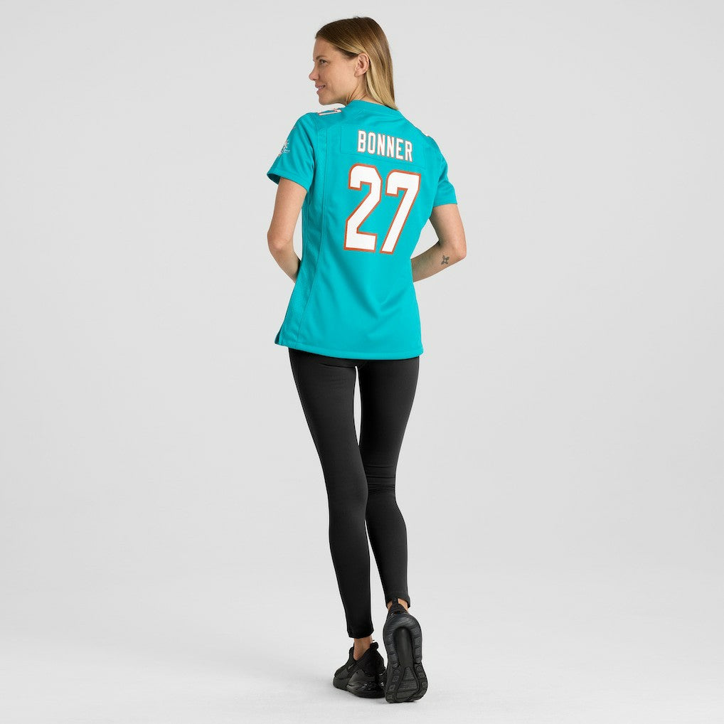 Ethan Bonner Miami Dolphins Women's Game Jersey Aqua - Nike