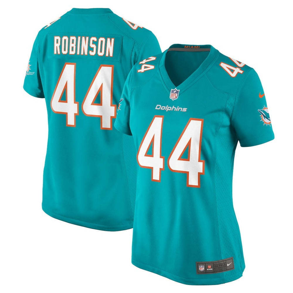 Chop Robinson Miami Dolphins Women's Game Jersey Aqua - Nike