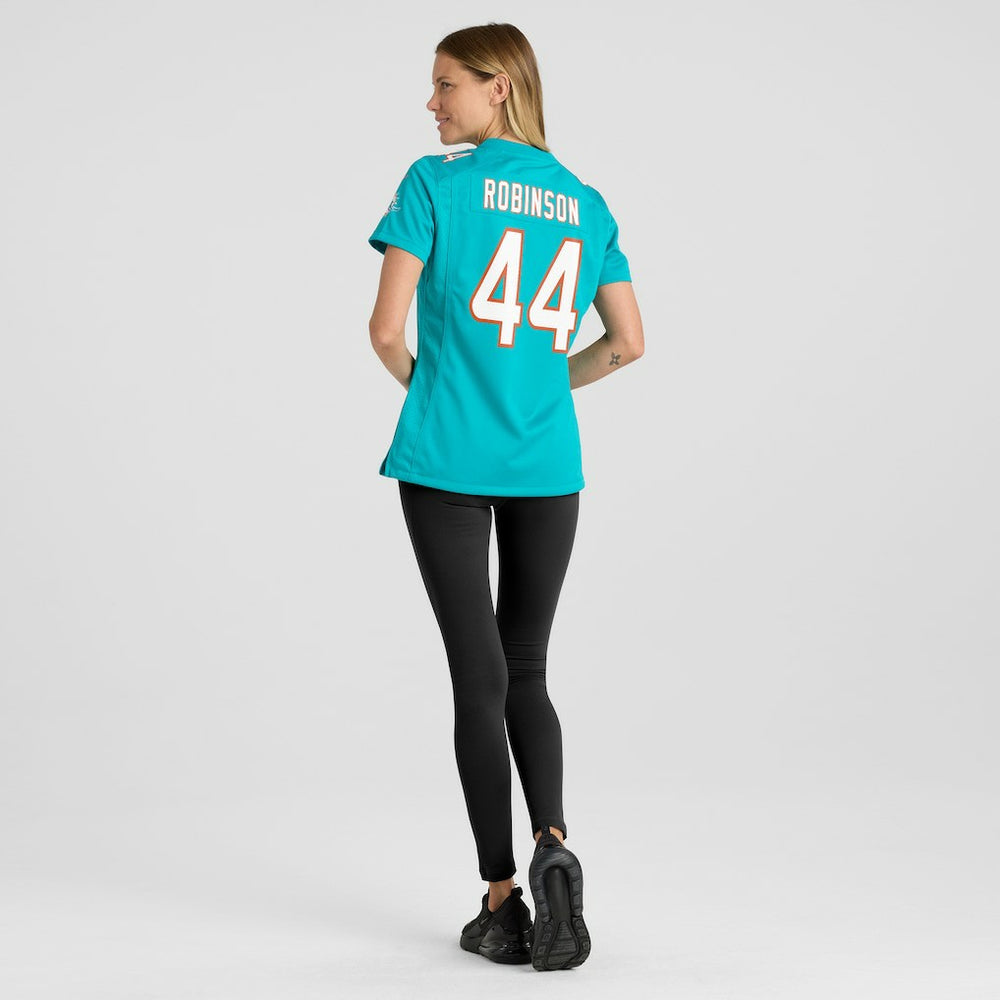 Chop Robinson Miami Dolphins Women's Game Jersey Aqua - Nike