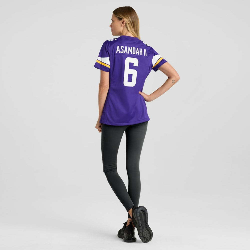 Brian Asamoah II Minnesota Vikings Women's Game Jersey Purple - Nike