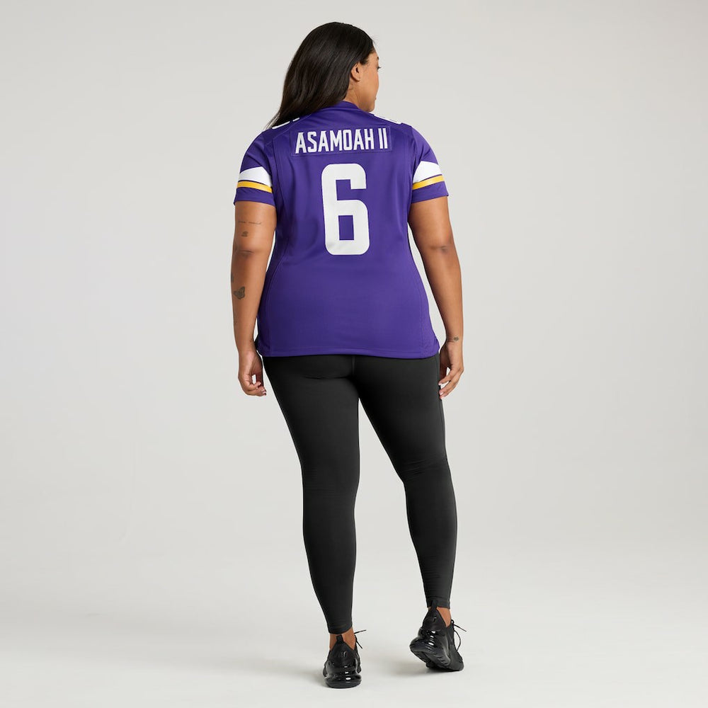 Brian Asamoah II Minnesota Vikings Women's Game Jersey Purple - Nike