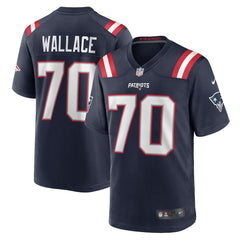 Caedan Wallace New England Patriots Game Jersey Navy - Nike