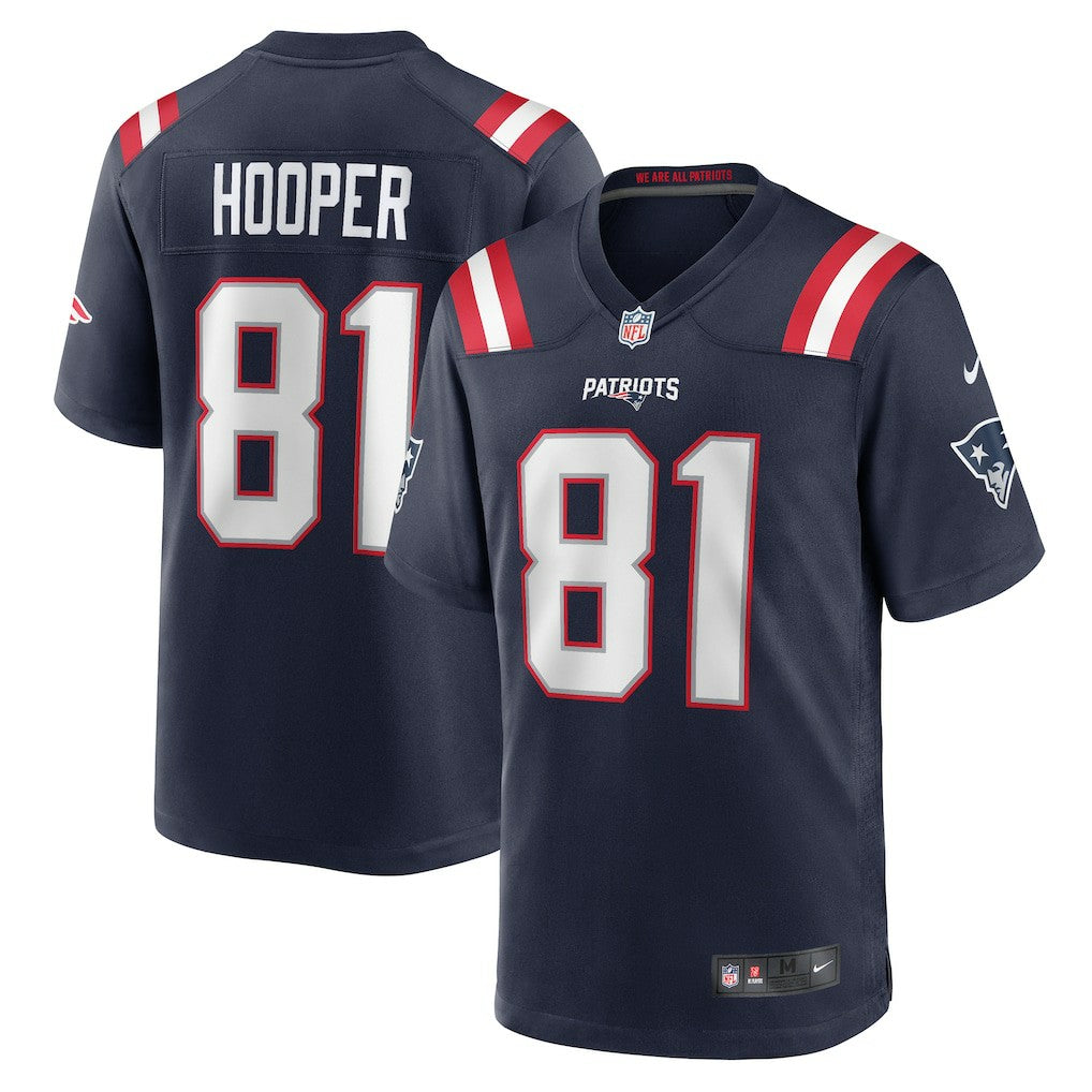 Austin Hooper New England Patriots Game Jersey Navy - Nike