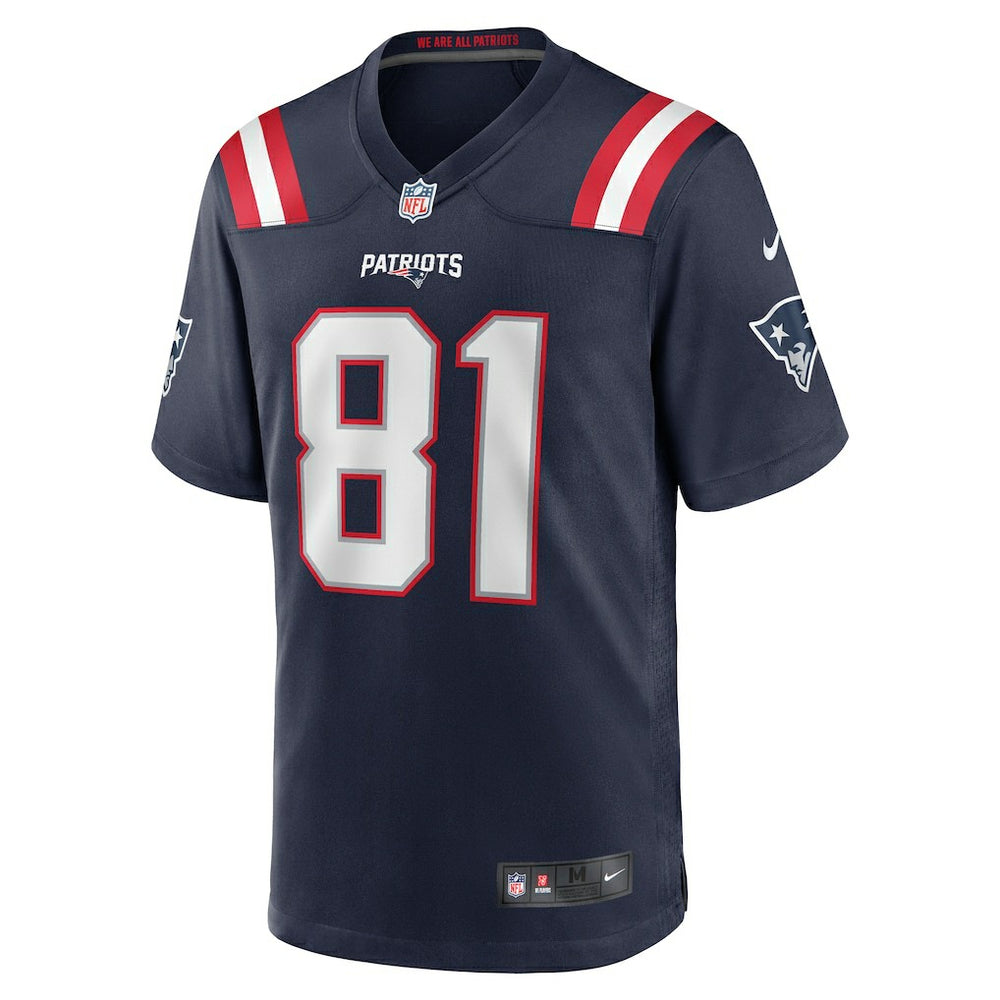 Austin Hooper New England Patriots Game Jersey Navy - Nike
