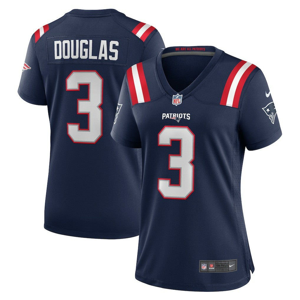 Demario Douglas New England Patriots Women's Game Jersey Navy - Nike