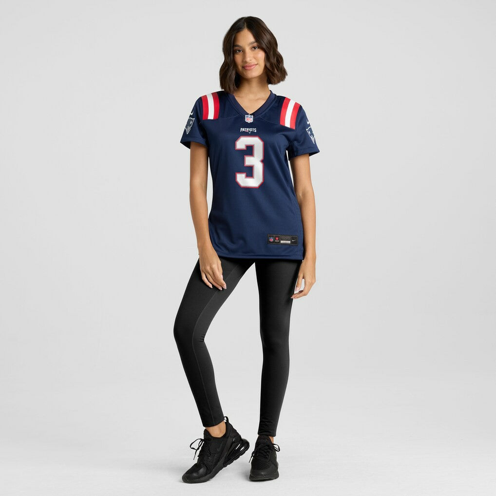 Demario Douglas New England Patriots Women's Game Jersey Navy - Nike
