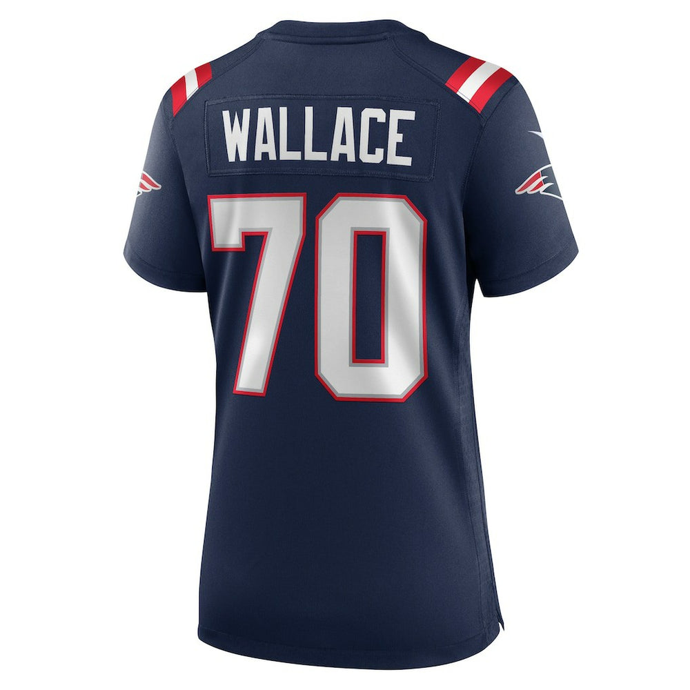 Caedan Wallace New England Patriots Women's Game Jersey Navy - Nike