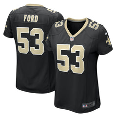 Jaylan Ford New Orleans Saints Women's Game Jersey Black - Nike