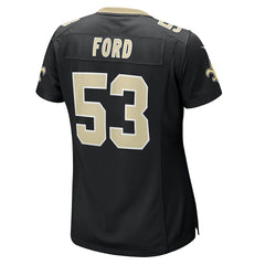 Jaylan Ford New Orleans Saints Women's Game Jersey Black - Nike