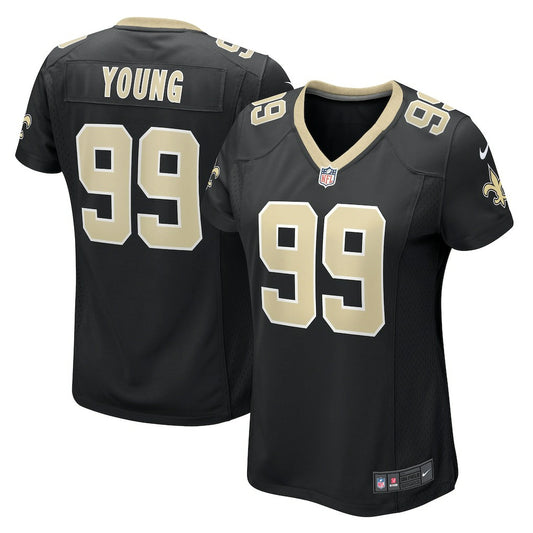 Chase Young New Orleans Saints Women's Game Jersey - Black | NFL Jerseys