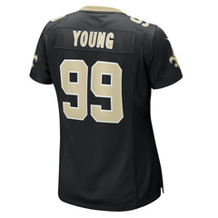 Chase Young New Orleans Saints Women's Game Jersey Black - Nike