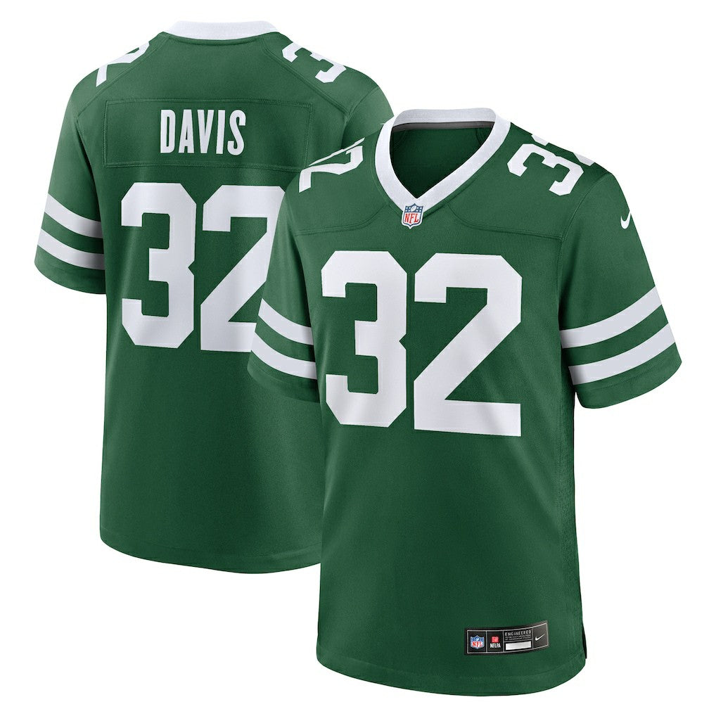 Isaiah Davis New York Jets Team Game Jersey Legacy Green - Nike
