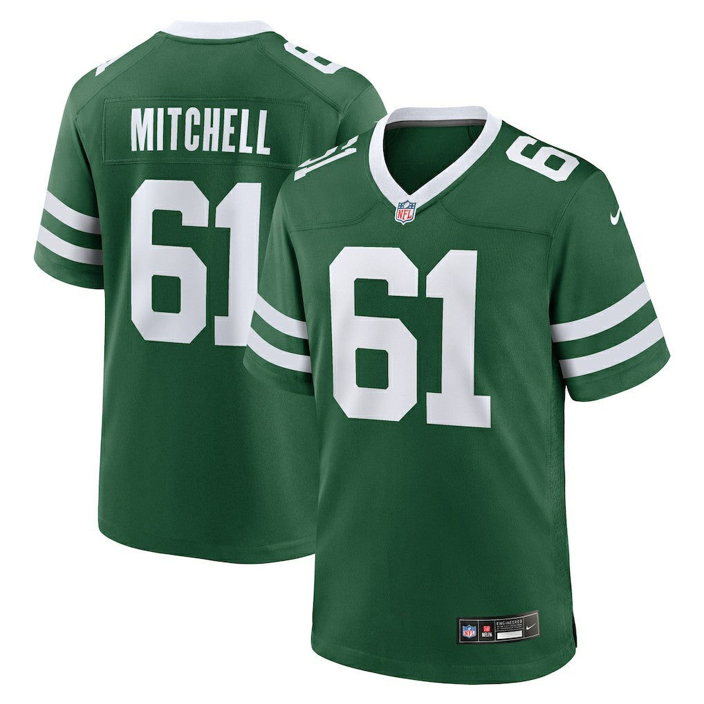 Max Mitchell New York Jets Team Game Jersey - Legacy Green | NFL Jerseys