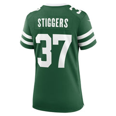 Qwan'tez Stiggers New York Jets Women's Game Jersey Legacy Green - Nike