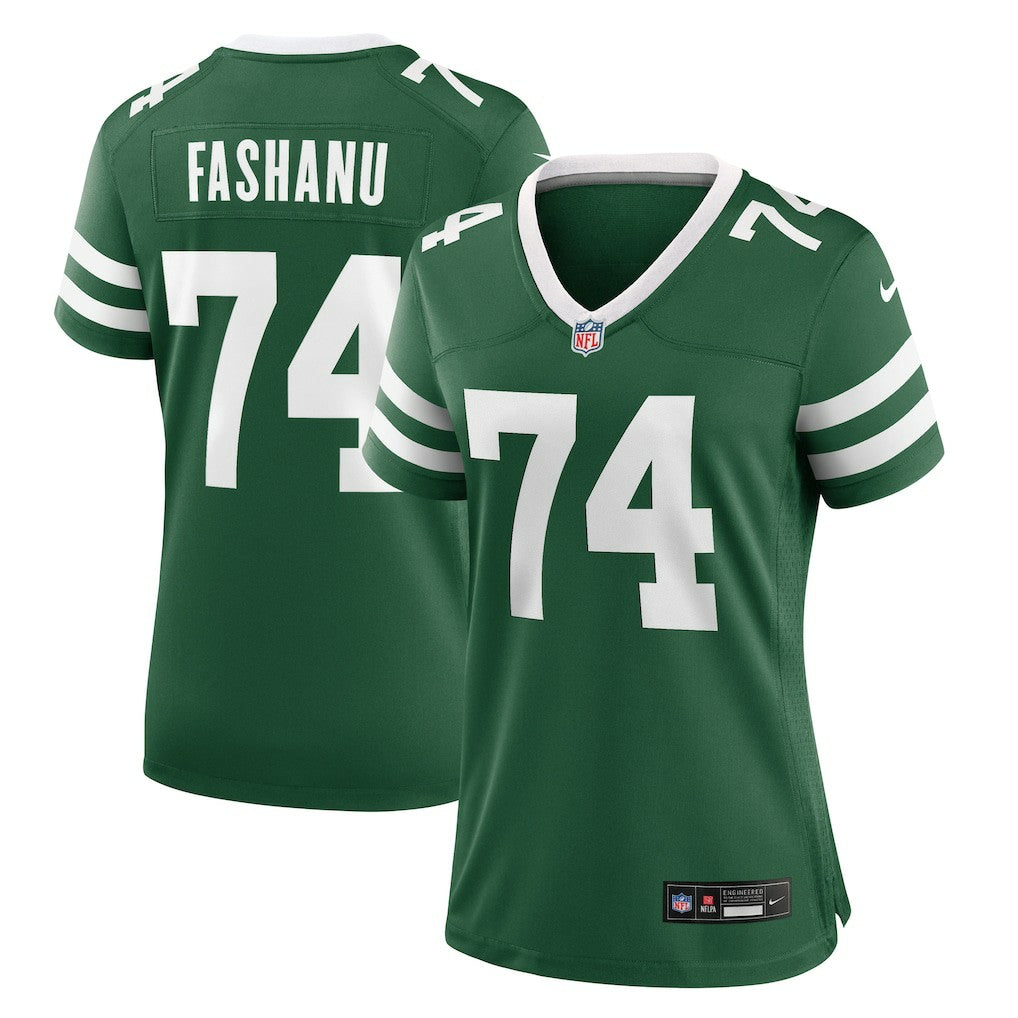 Olu Fashanu New York Jets Women's Game Jersey Legacy Green - Nike