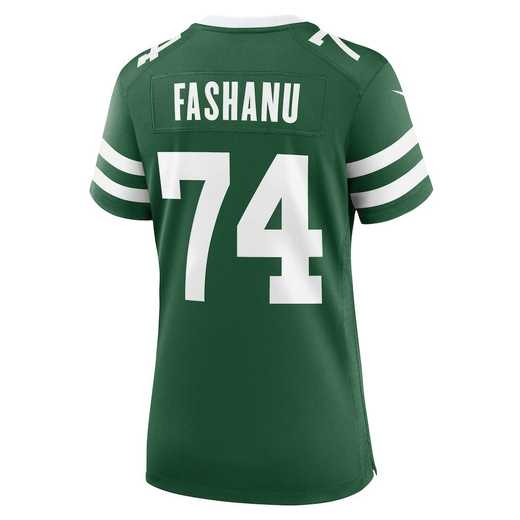 Olu Fashanu New York Jets Women's Game Jersey Legacy Green - Nike