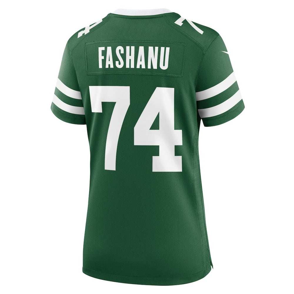 Olu Fashanu New York Jets Women's Game Jersey Legacy Green - Nike