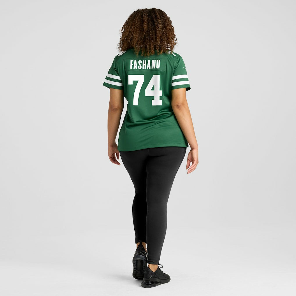 Olu Fashanu New York Jets Women's Game Jersey Legacy Green - Nike