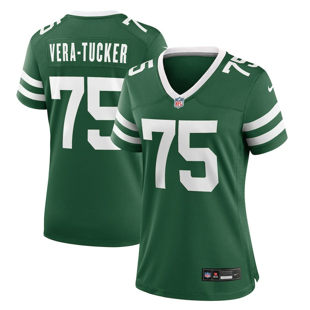 Alijah Vera-Tucker New York Jets Women's Game Jersey Legacy Green - Nike