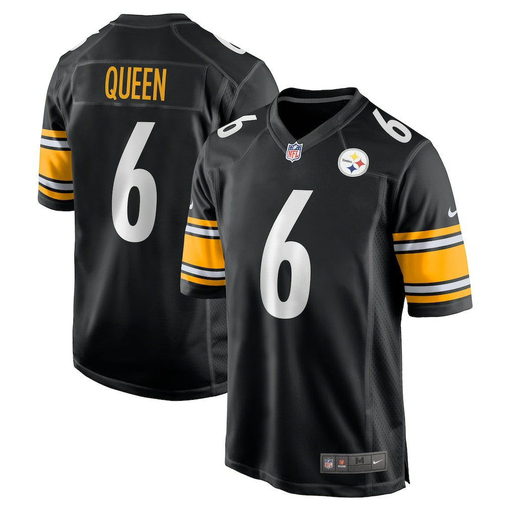 Patrick Queen Pittsburgh Steelers Game Jersey Black - Nike