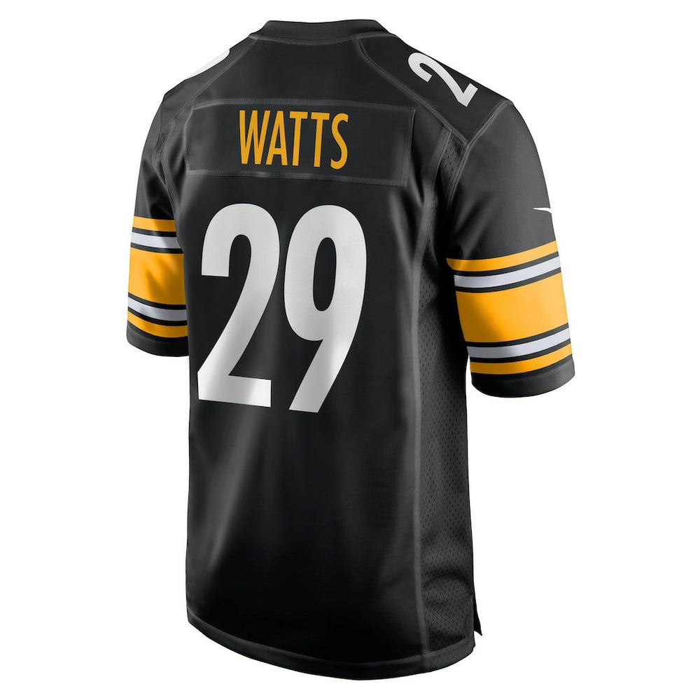 Ryan Watts Pittsburgh Steelers Game Jersey Black - Nike