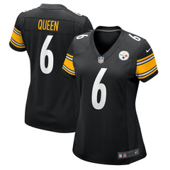 Patrick Queen Pittsburgh Steelers Women's Team Game Jersey Black - Nike