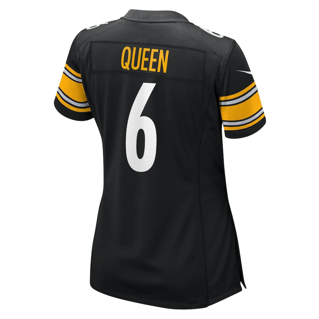 Patrick Queen Pittsburgh Steelers Women's Team Game Jersey Black - Nike