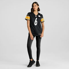Patrick Queen Pittsburgh Steelers Women's Team Game Jersey Black - Nike