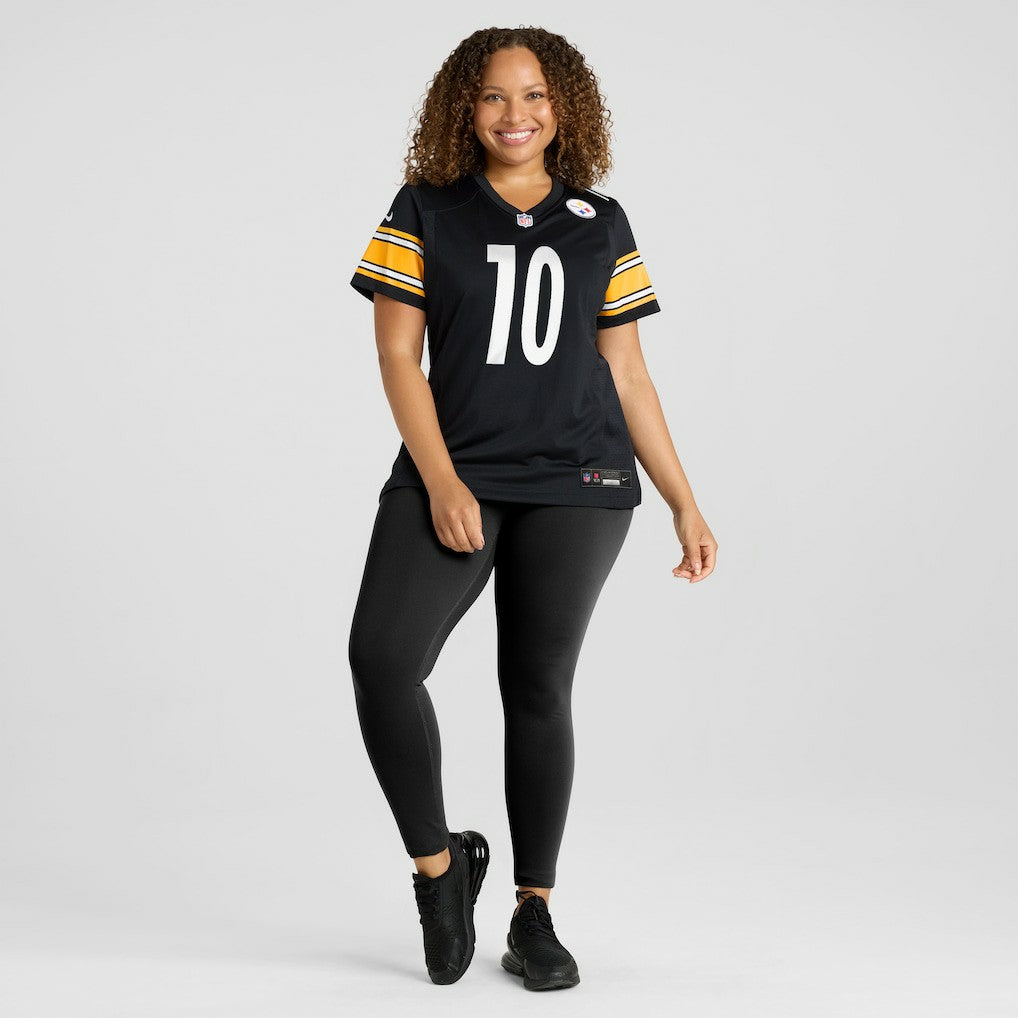 Roman Wilson Pittsburgh Steelers Women's Team Game Jersey Black - Nike