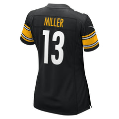Scotty Miller Pittsburgh Steelers Women's Team Game Jersey Black - Nike