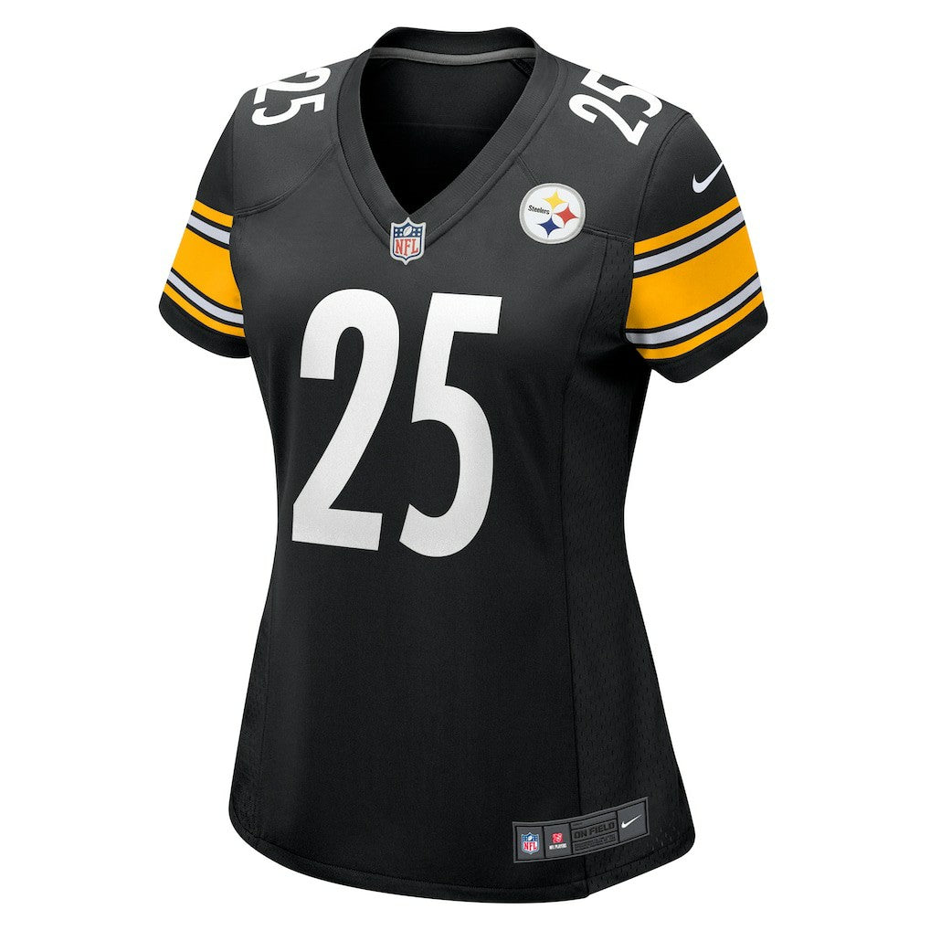 DeShon Elliott Pittsburgh Steelers Women's Team Game Jersey Black - Nike