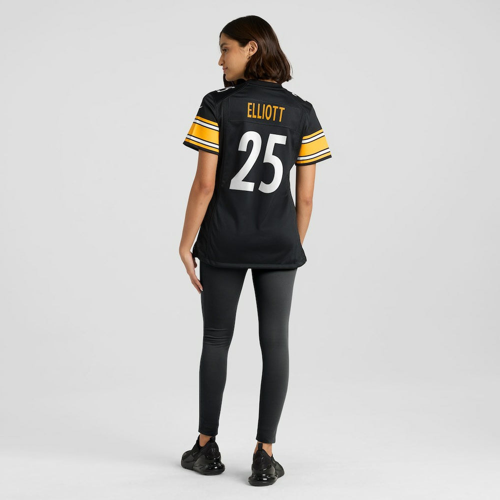 DeShon Elliott Pittsburgh Steelers Women's Team Game Jersey Black - Nike