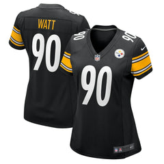 T.J. Watt Pittsburgh Steelers Women's Team Game Jersey Black - Nike
