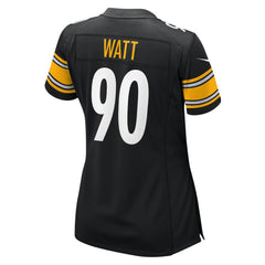 T.J. Watt Pittsburgh Steelers Women's Team Game Jersey Black - Nike