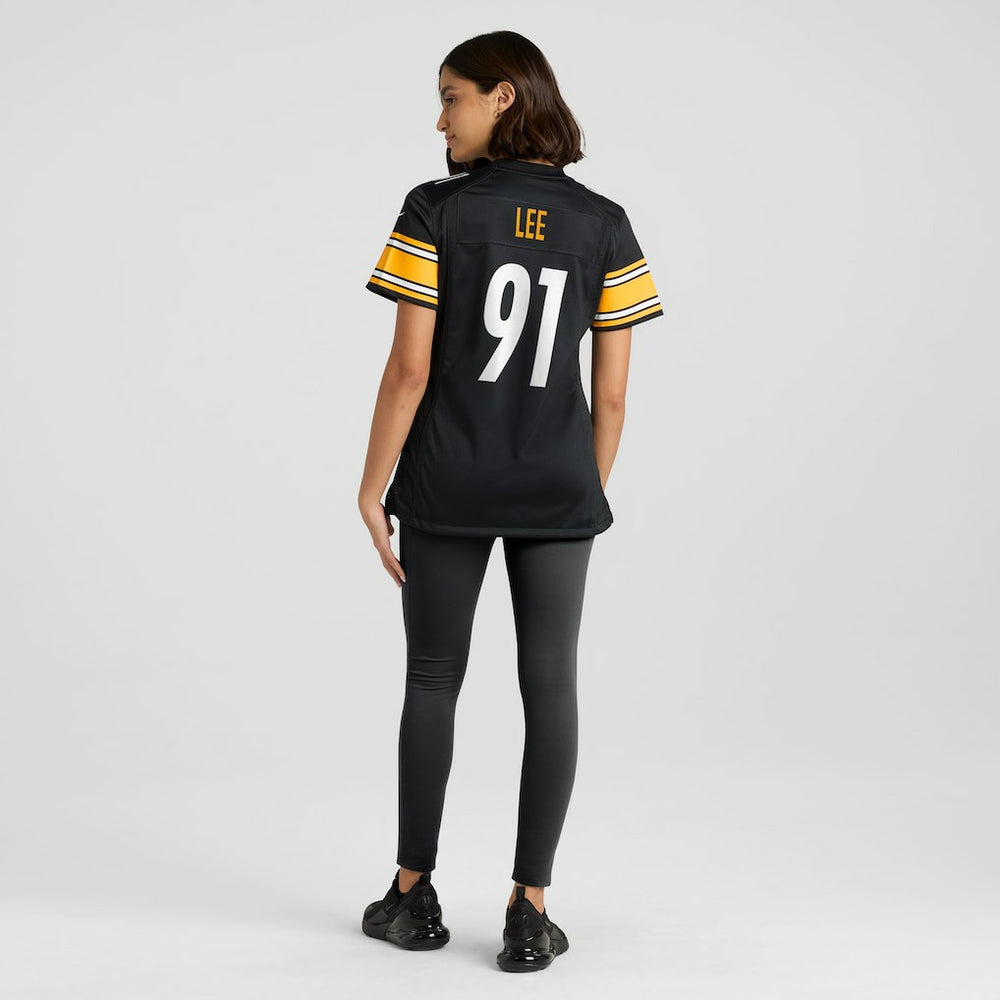 Logan Lee Pittsburgh Steelers Women's Team Game Jersey Black - Nike