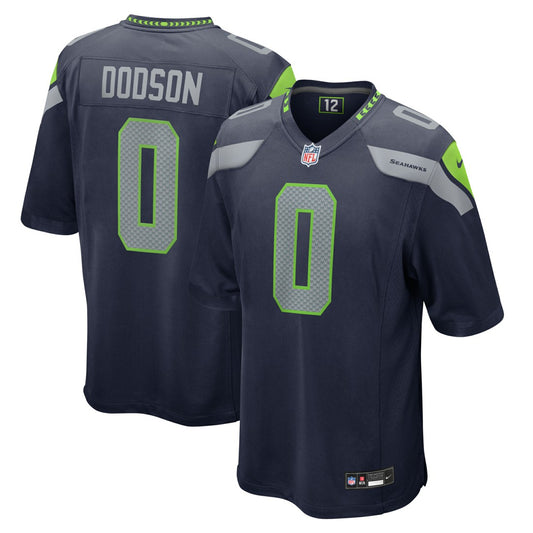 Tyrel Dodson Seattle Seahawks Game Jersey - College Navy | NFL Jerseys