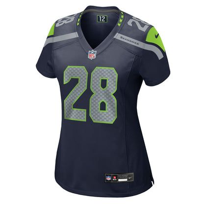 Nehemiah Pritchett Seattle Seahawks Women's Team Game Jersey - College Navy | NFL Jerseys