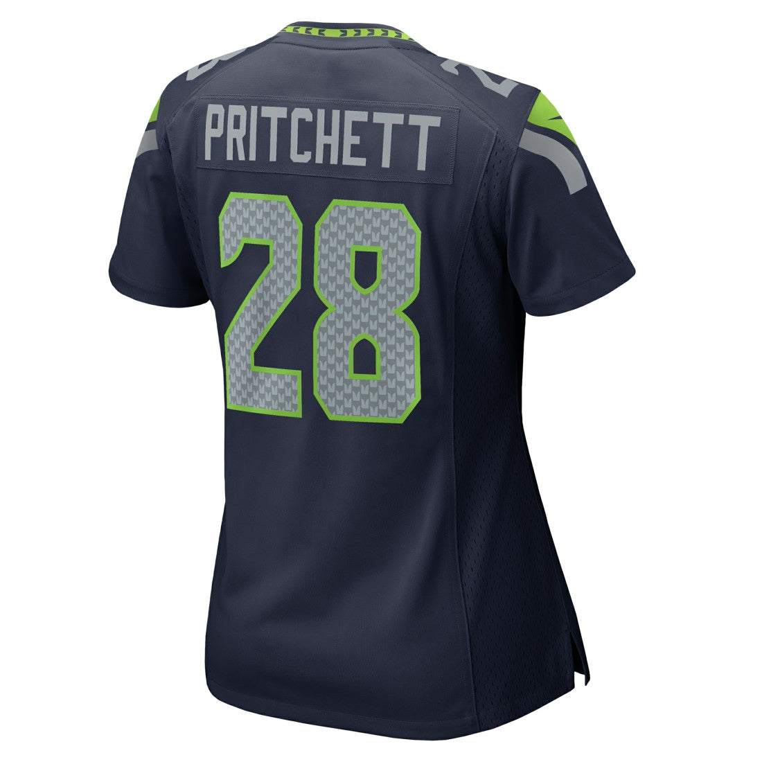Nehemiah Pritchett Seattle Seahawks Women's Team Game Jersey College Navy - Nike