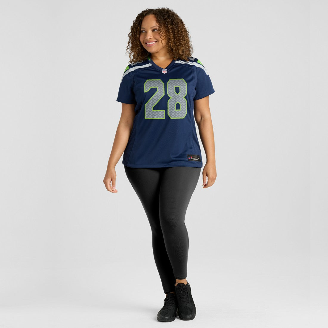 Nehemiah Pritchett Seattle Seahawks Women's Team Game Jersey - College Navy | NFL Jerseys