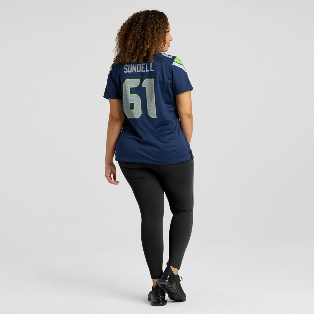 Jalen Sundell Seattle Seahawks Women's Team Game Jersey College Navy - Nike