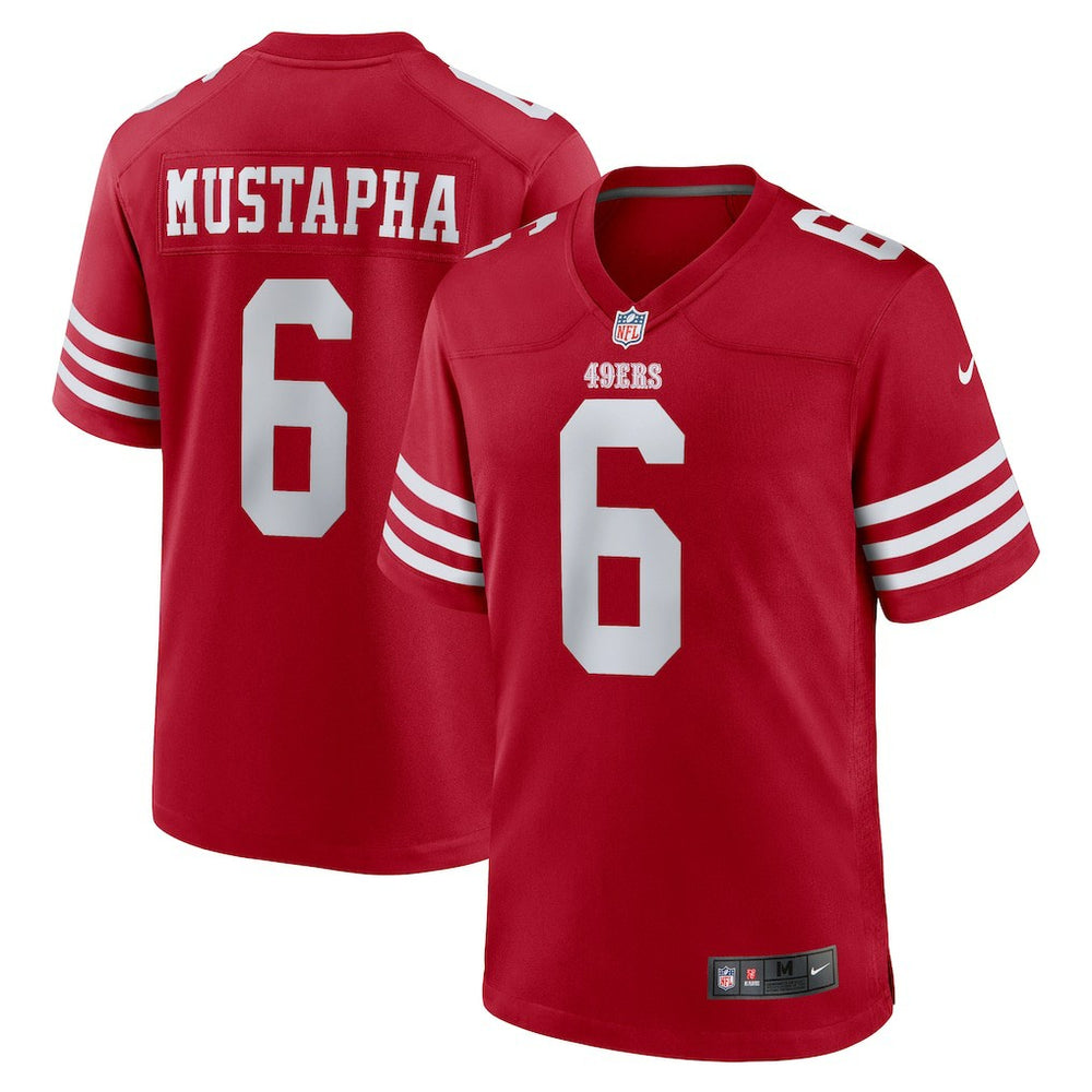 Malik Mustapha San Francisco 49ers Game Jersey Scarlet - Nike
