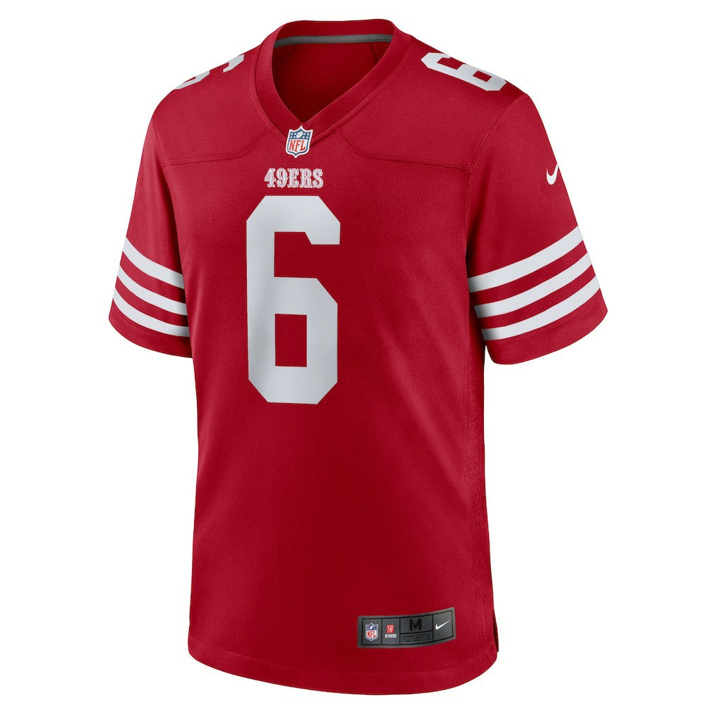 Malik Mustapha San Francisco 49ers Game Jersey Scarlet - Nike