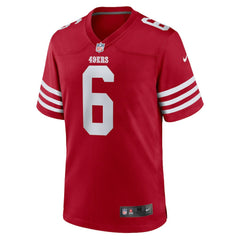 Malik Mustapha San Francisco 49ers Game Jersey Scarlet - Nike